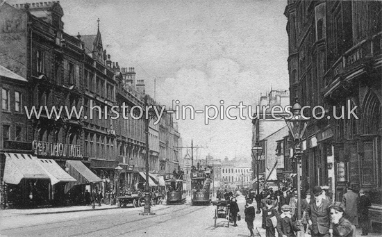 Fargate, Sheffield, Yorkshire. c.1904